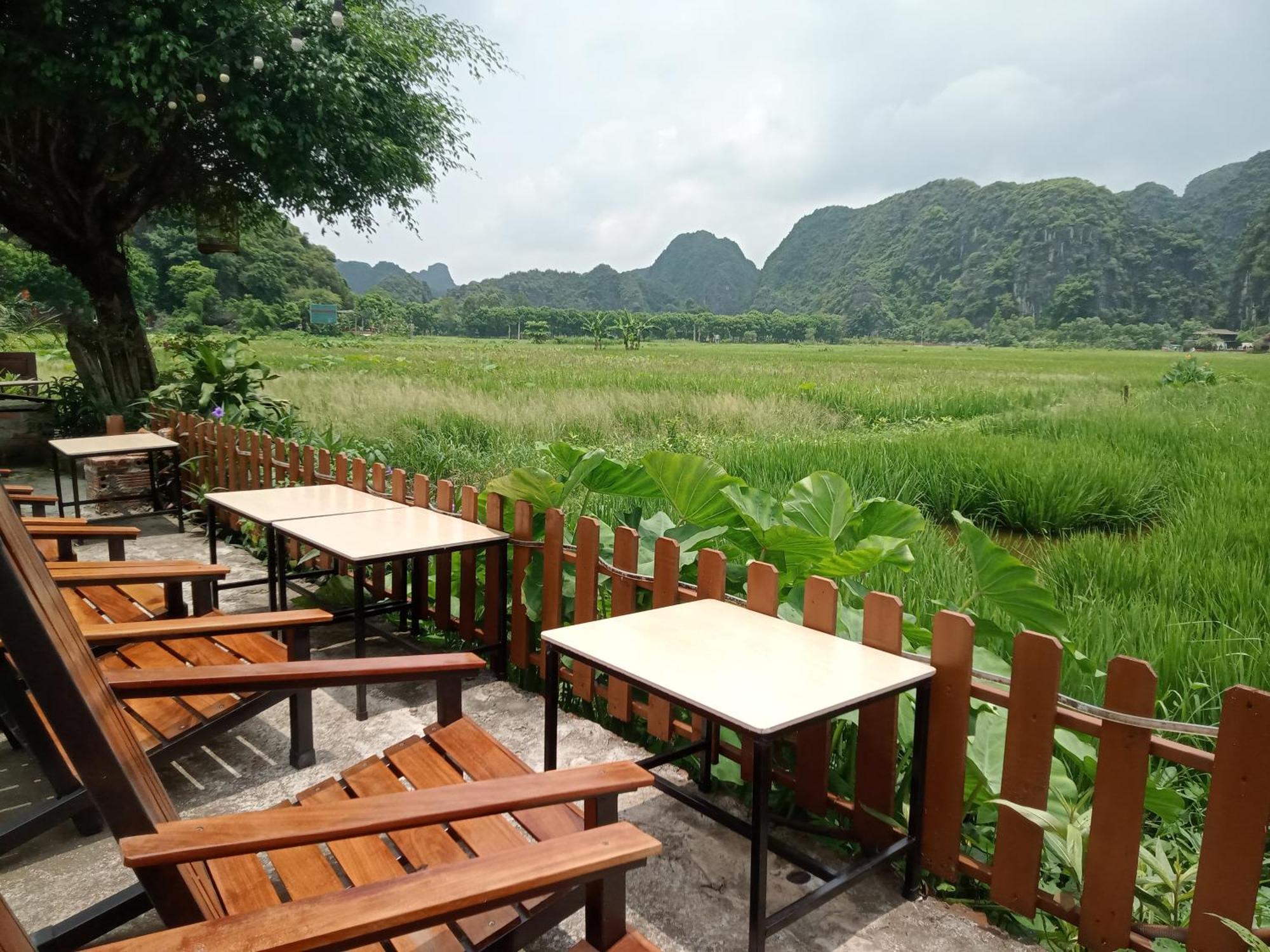 Tam Coc Village Деревянный коттедж *